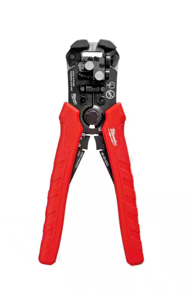 Self-Adjusting Wire Stripper/Cutter with Comfort Grip