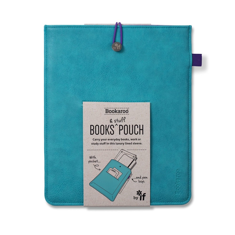 IF Bookaroo Books & Stuff Pouch Turquoise, One size