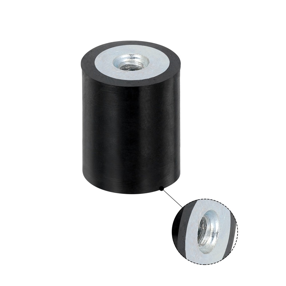 15 x 20mm M4 Thread Female Rubber Mounts Silent Block Base Block