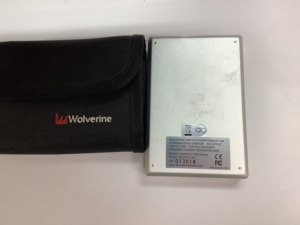 Wolverine Data FlashPac 7000 Series Portable Data Storage/Media Reader Read