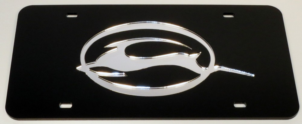 IMPALA Chrome Mirror License Plate Auto Tag Chevy