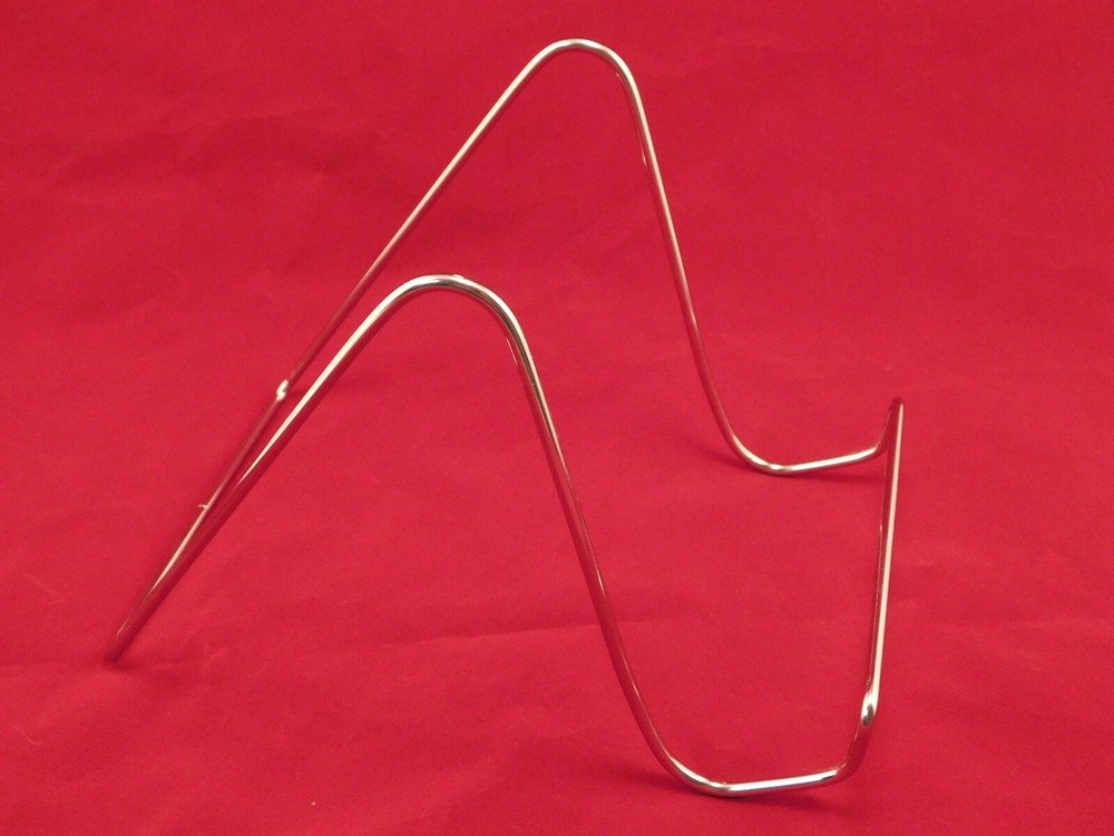 Easel Display Stand Metal Large Size Chrome Color