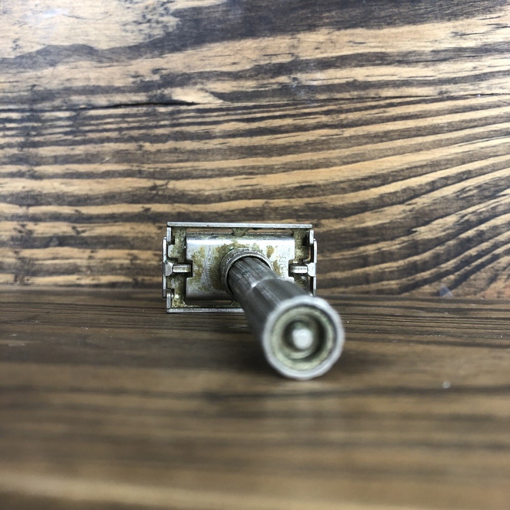 Antique Silver Tone Razor Shaver *Read