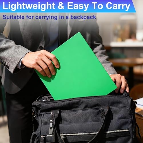 Plastic Folders with Pockets (8 Pack,Assorted Colors), Durable Heavy Duty