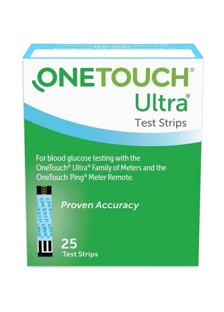 OneTouch Ultra Diabetes Test Strips - 25 Count