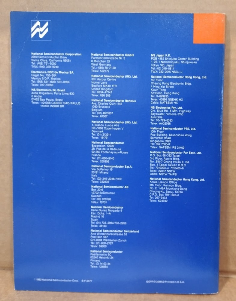 Advanced Bipolar Logic Databook (1982) National Semiconductor Corporation