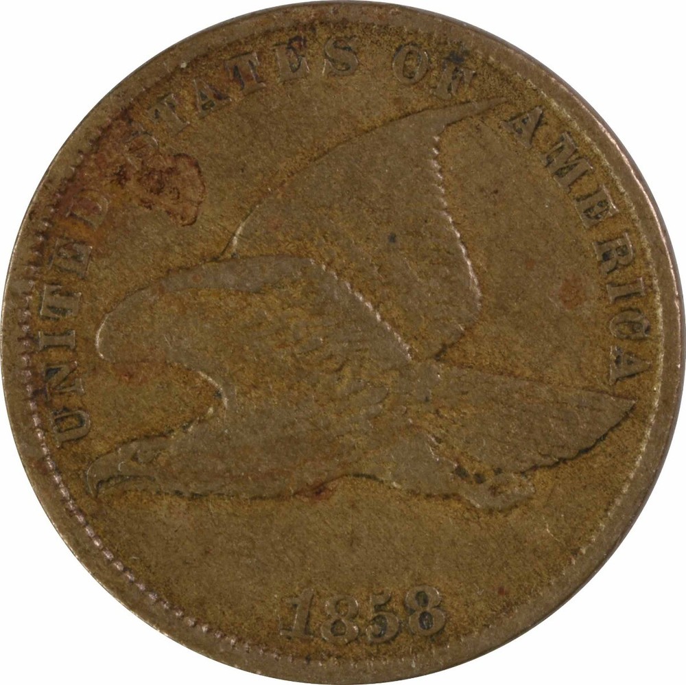1858 Flying Eagle Cent Small Letters Choice VF Uncertified #959