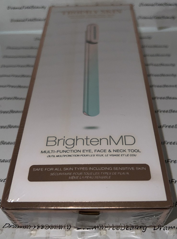 Trophy Skin BrightenMD RED LIGHT Multi-Function Eye Face & Neck Tool BNIB Sealed