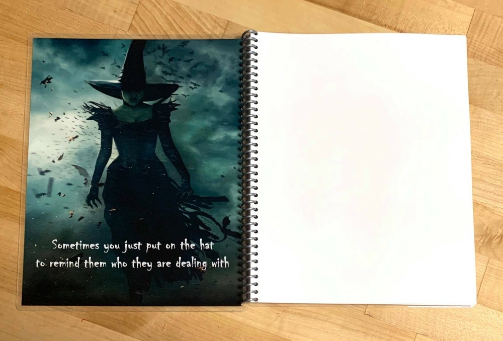 Sketch Book Journal - Oz Inspired Put on your Witch Hat~