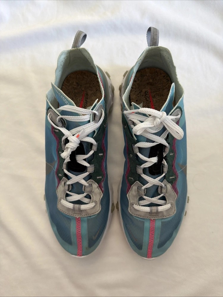 Nike React Element 87 Royal Tint 2019 Performance Runner Size 9.5 Used No Box