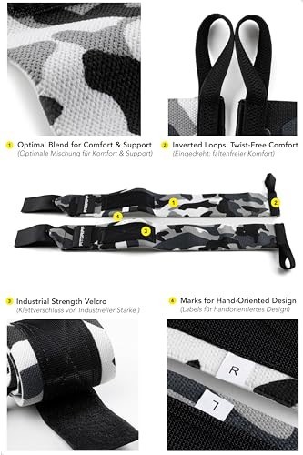 Lifting Straps & Wrist Wraps Bundle - Superior Support for Weightlifting & Gym W