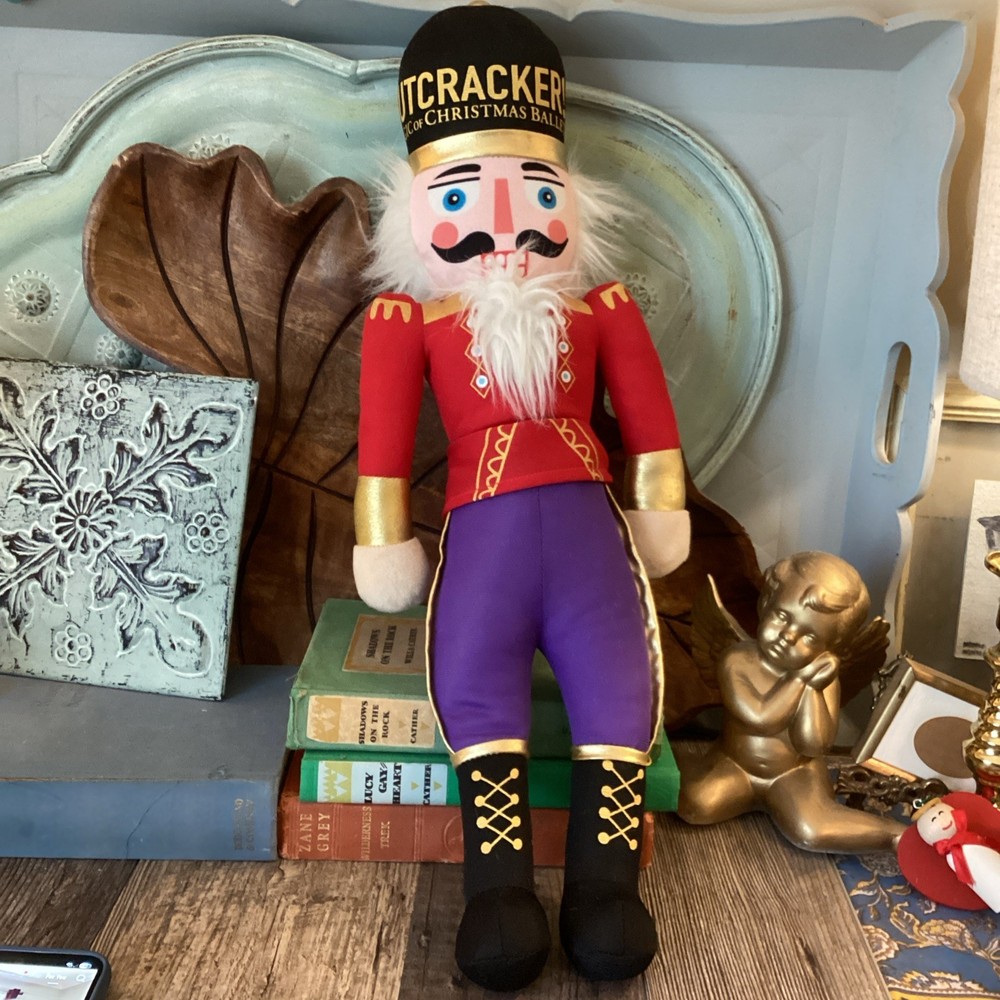 Nutcracker!  Magic of Christmas Ballet stuffed tall nutcracker toy solider 20”