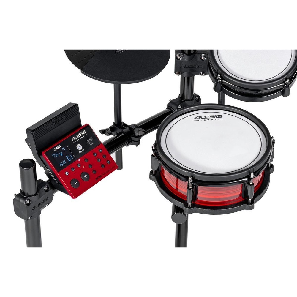 Alesis Nitro Pro Drum Kit 8-Piece Drum Kit with Mesh Heads & Bluetooth