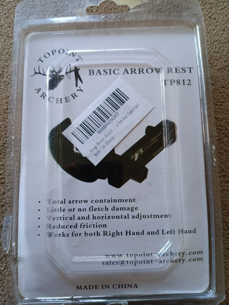Topoint Archery Basic Arrow Rest TP812
