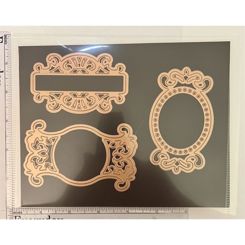 Spellbinders Shapeabilities Dies Fancy Tags Three Scrapbooking Tool