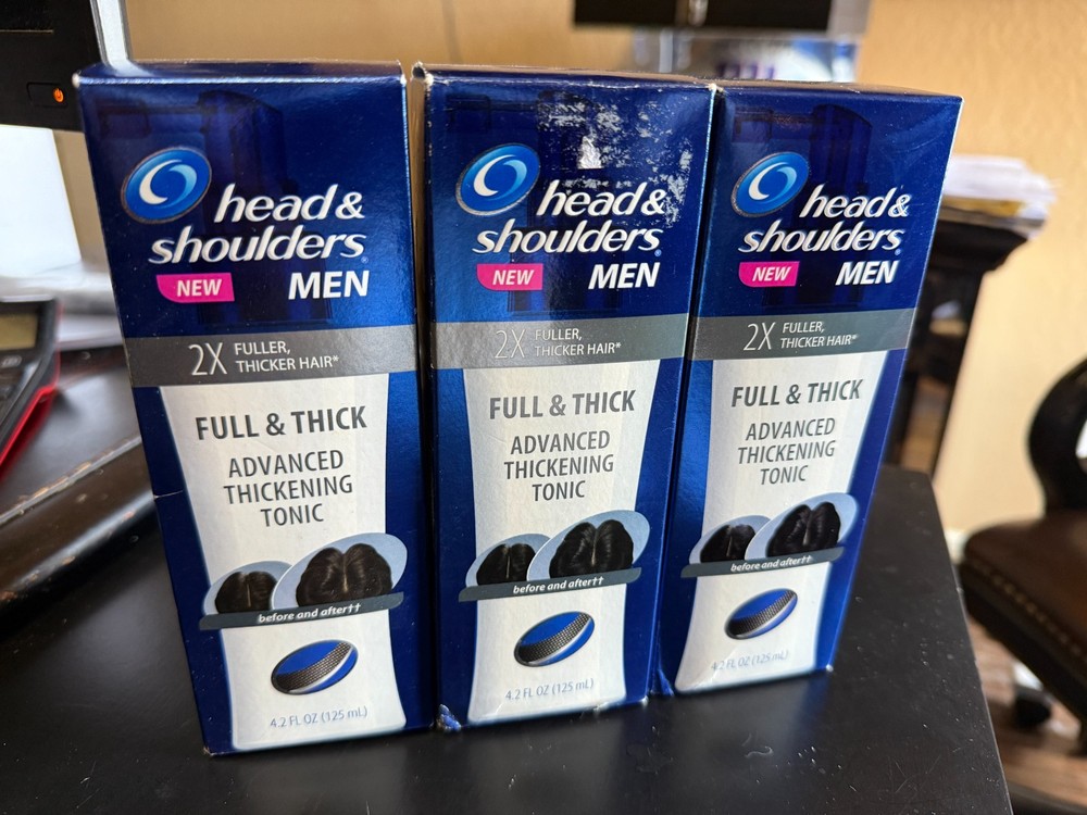 3 Head & Shoulders Full & Strong Advanced Thickening Treatment, 4.2 fl oz Ea