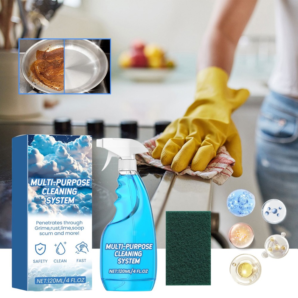 Kitchen Foam Cleaner – Gentle Multi Purpose Stove Surface Decontamination 🧼