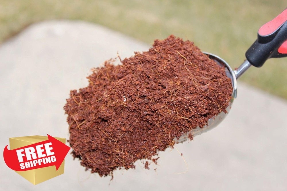 Coco Coir for Plants 1 Pack 2.2 Gal Compressed Bricks Potting Soil