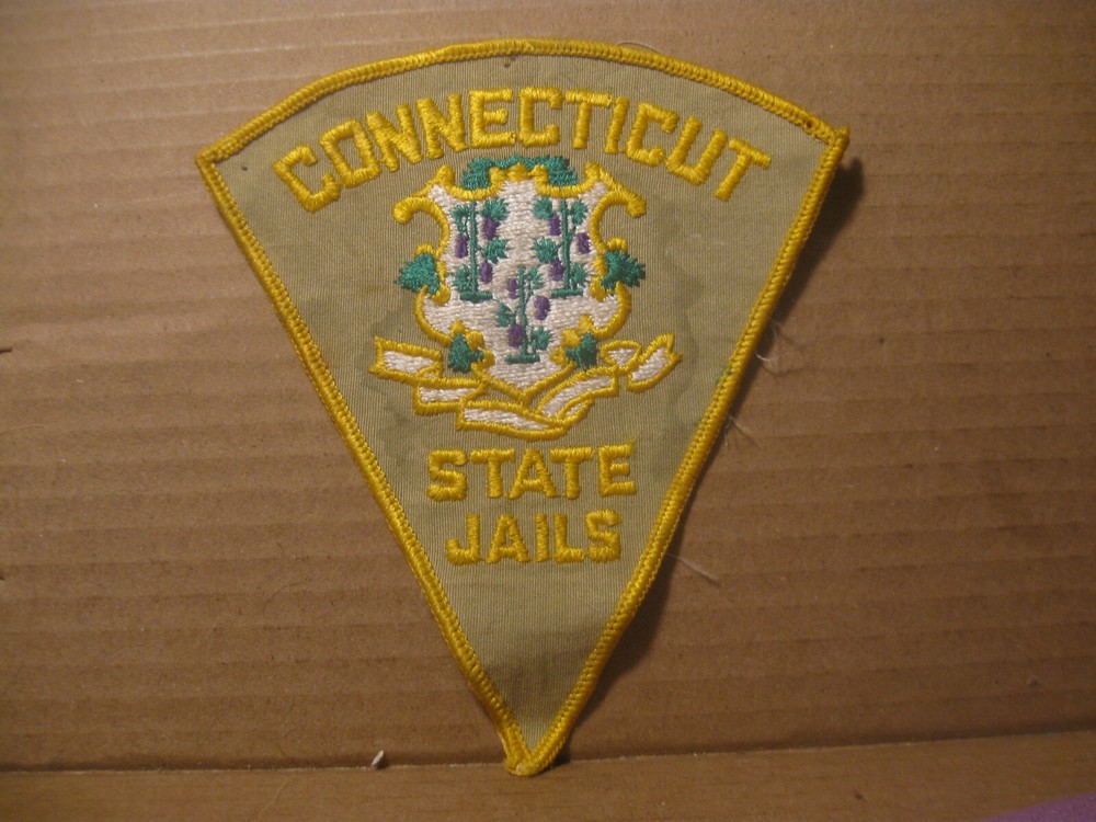 CONNECTICUT STATE JAILS POLICE PATCH