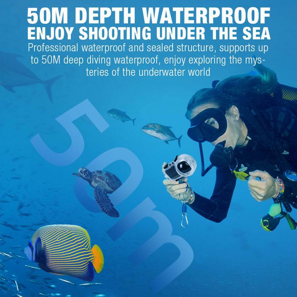 50M Camera Underwater Waterproof Case Diving Shell Protective For Insta360 X3