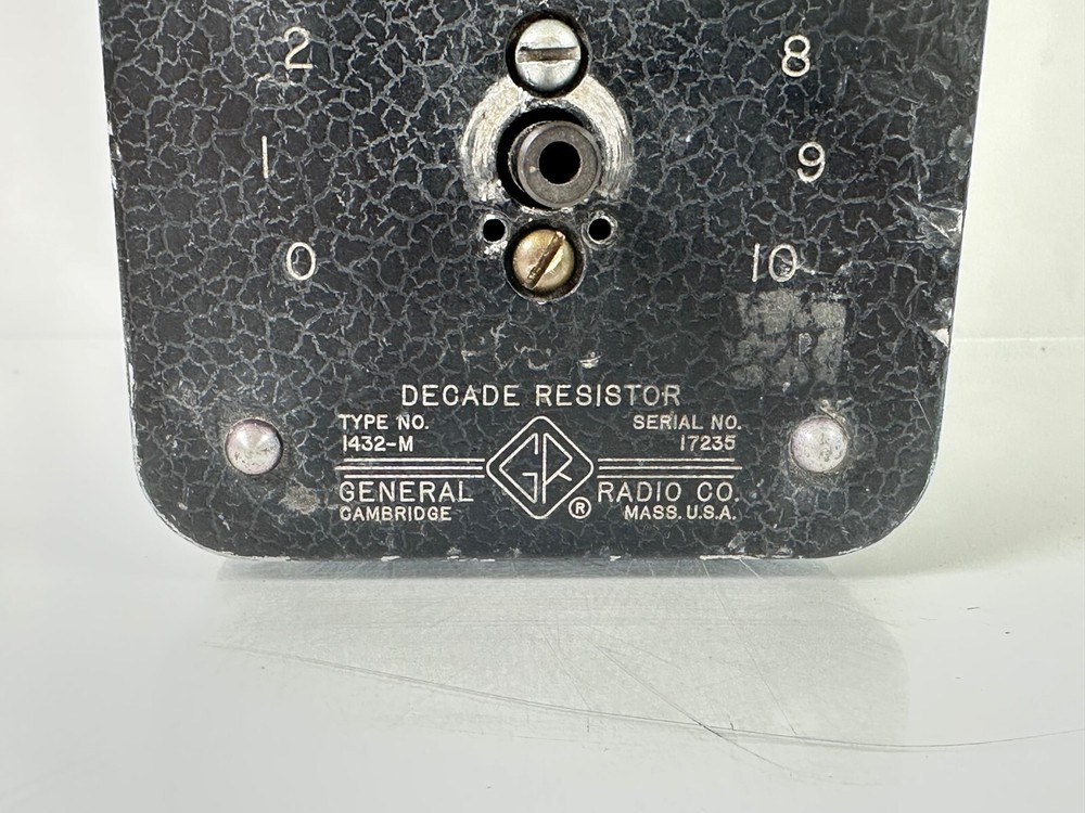 General Radio 1432-M Decade Resistor