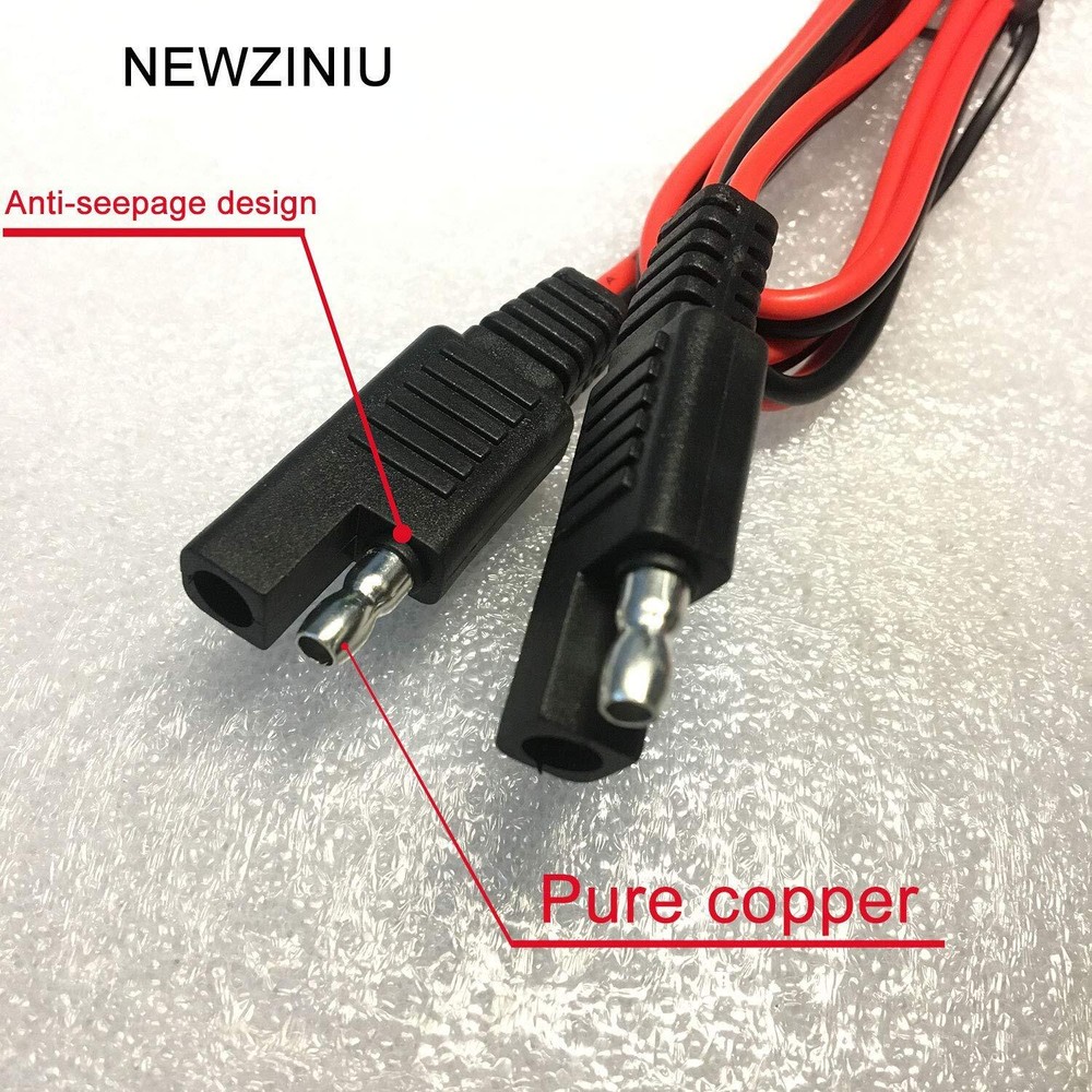 4 PCS SAE to SAE Extension Cable Quick Disconnect Wire Harness SAE Connector ...