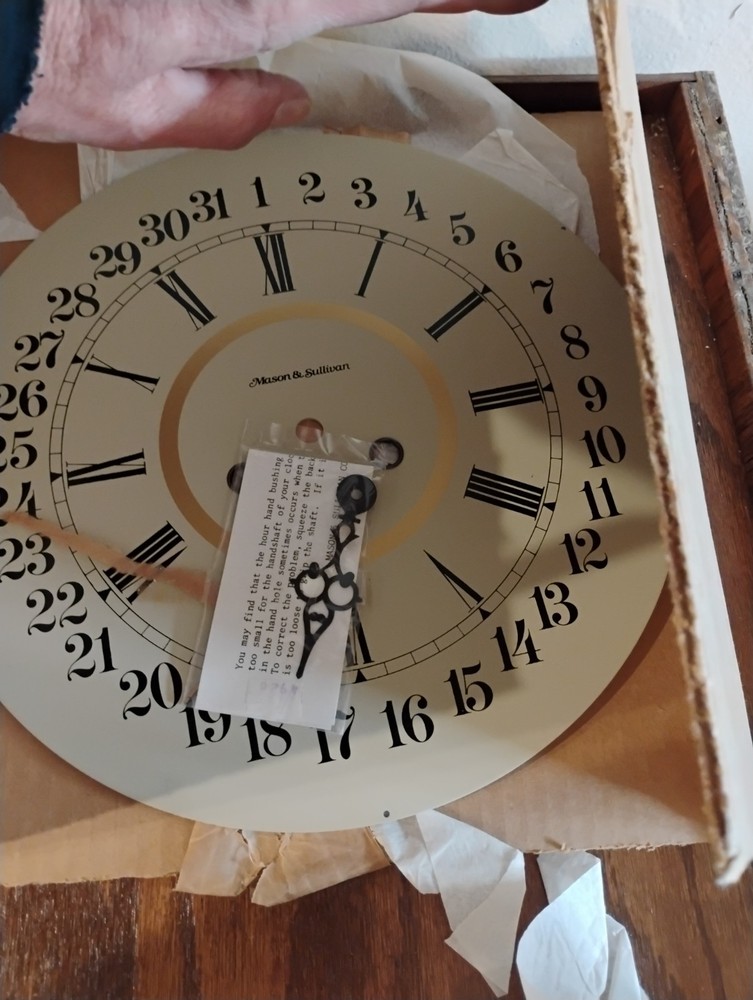 Clock Kit Mason & Sullivan Railroad Regulator New