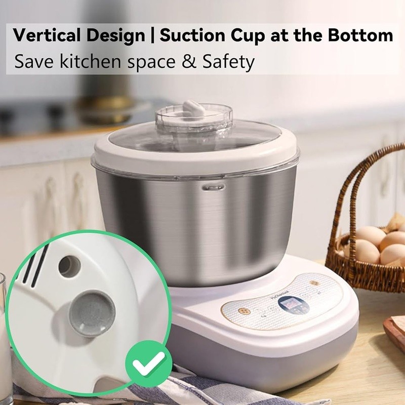 7L Dough Mixer W/ Constant Temperature Fermentation & Auto Shut Off Function New
