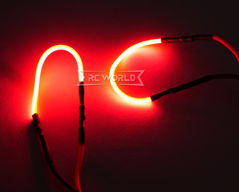 1/10 RC LED ROPE Flexible High Power LIGHT Effect -RED-