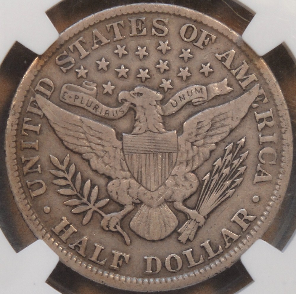 1902 Barber Half Dollar 50c NGC Certified VF25