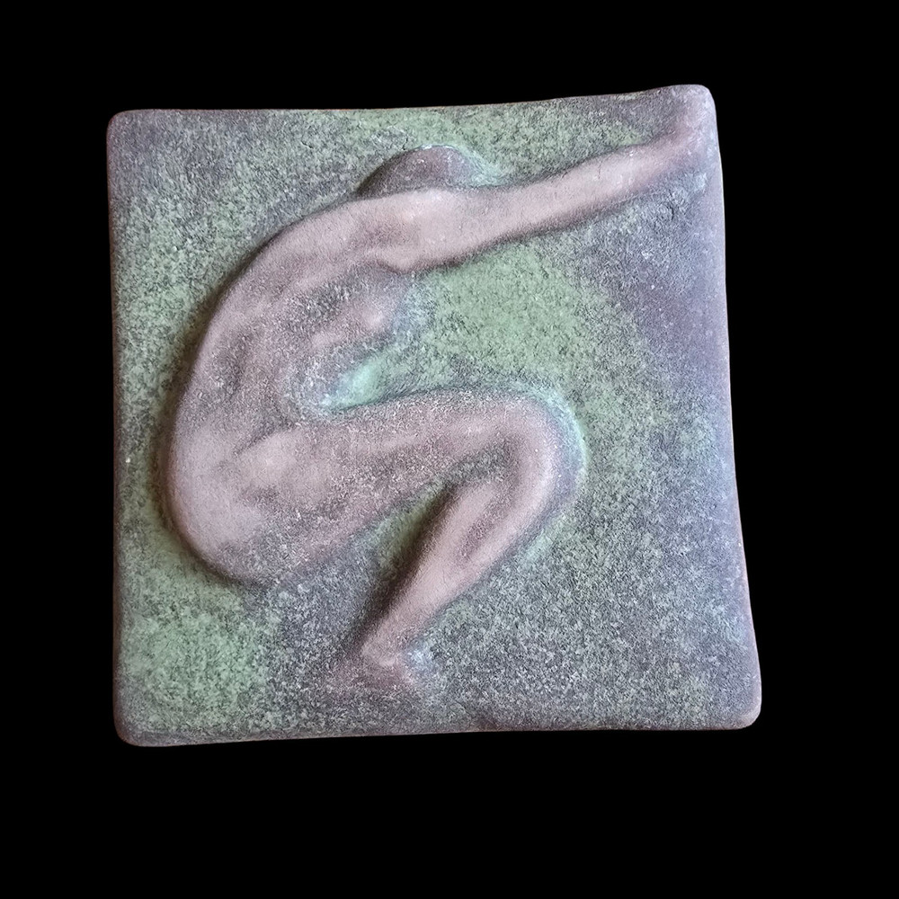 Custom Ceramic art nude tiles Status custom ceramics 4" x 4"