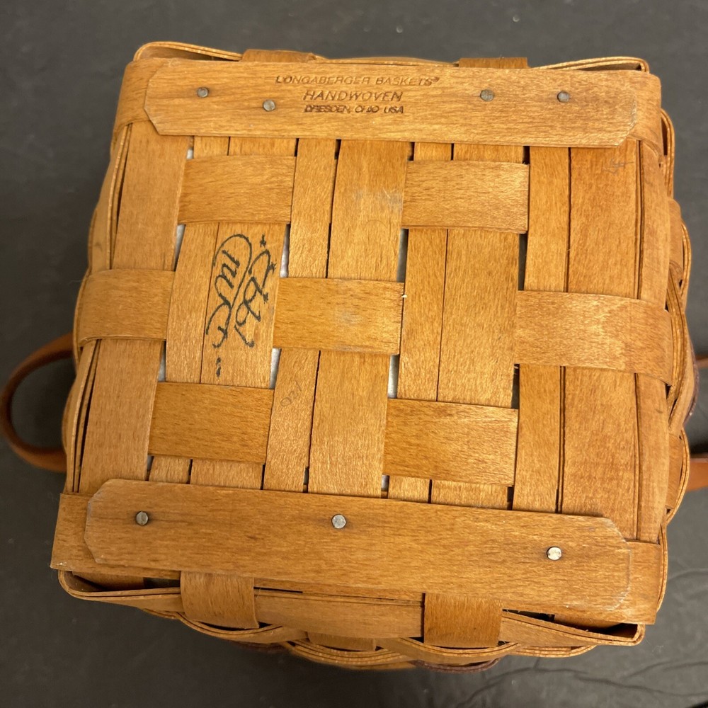 Longaberger 1997 Floral Basket