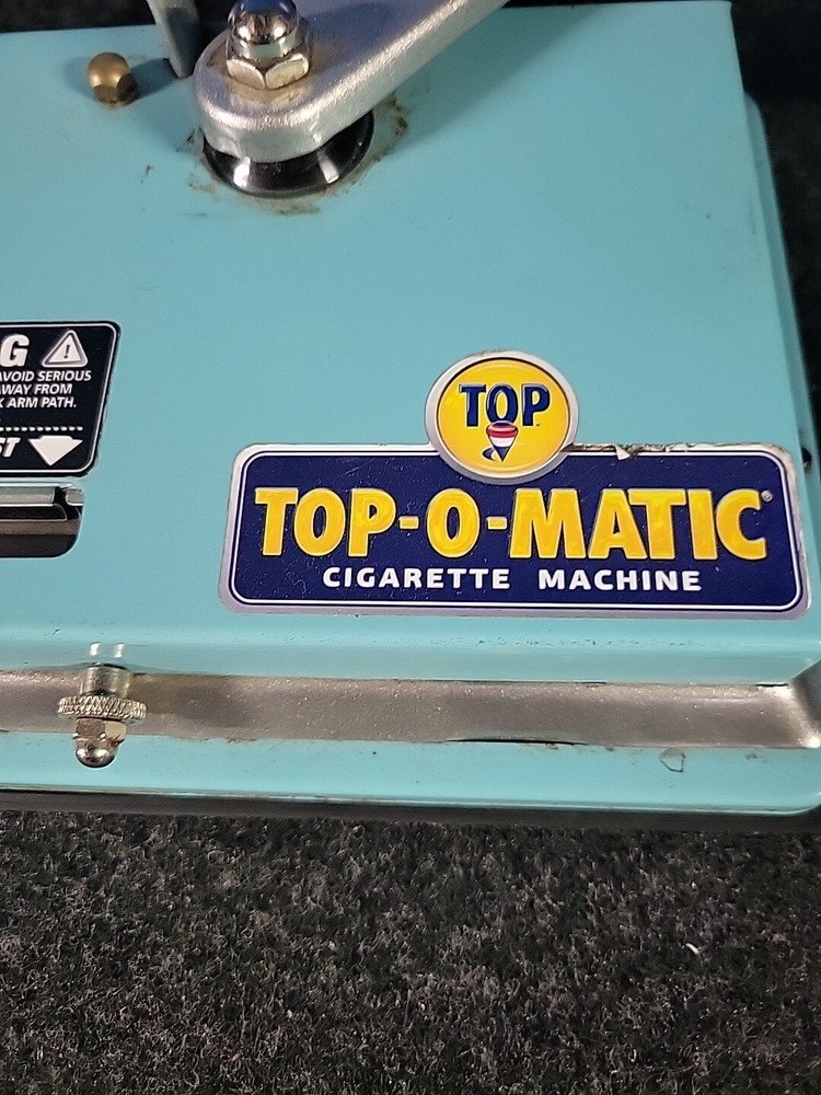 Top-0-Matic Cigarette Machine Teal