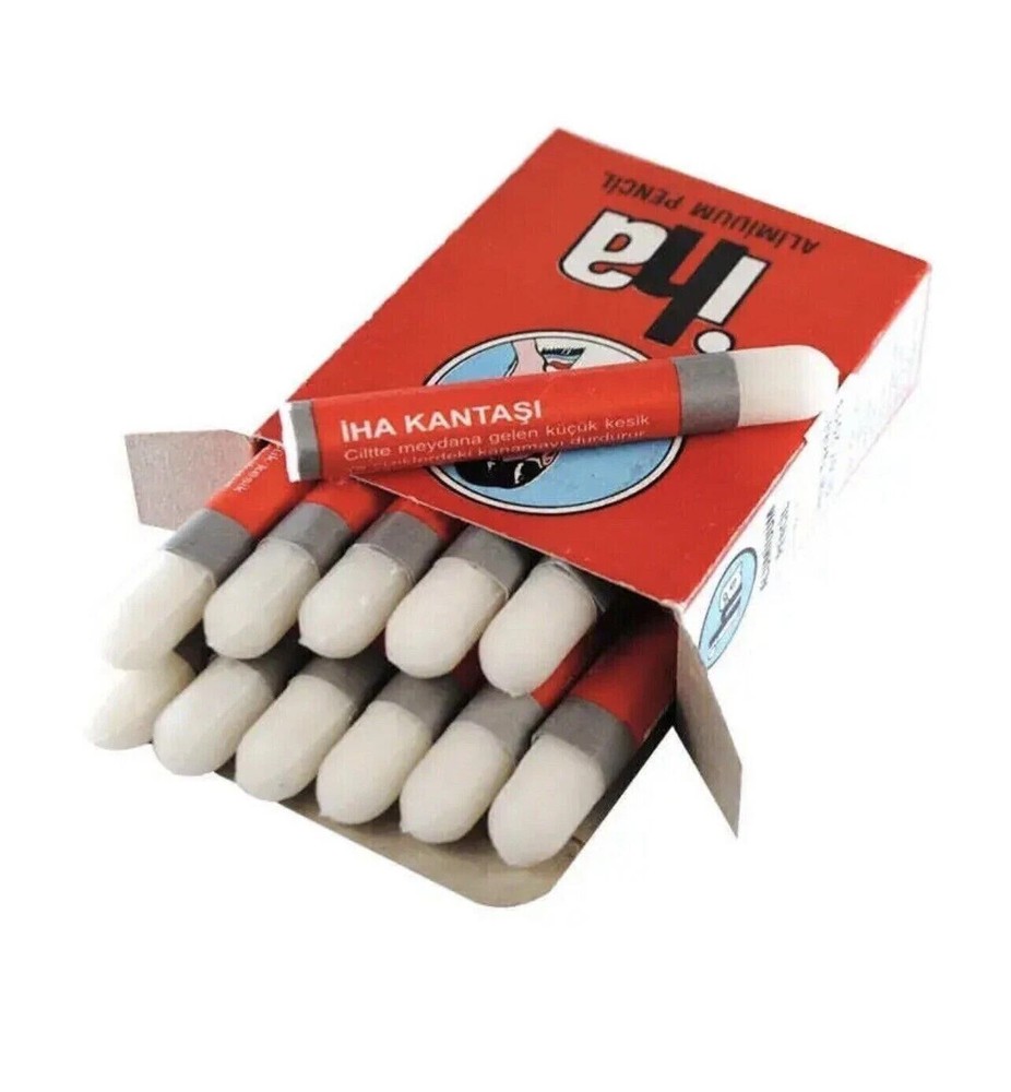 12PC IHA Styptic Pencils STOPS BLEEDING FAST FOR RAZOR CUTS
