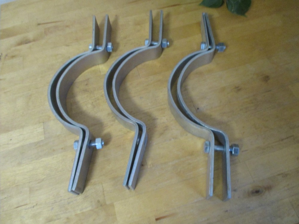 Pipe Riser Clamps (3 Pack) E50 6" -- Made In USA