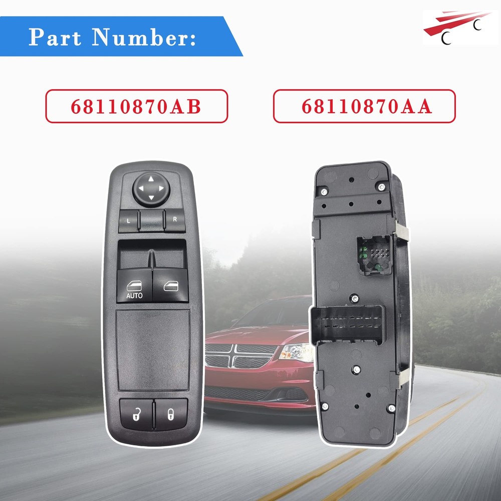 Master Window Switch Control for 2012 2013 2014 2015 Dodge Grand Caravan 1 Auto