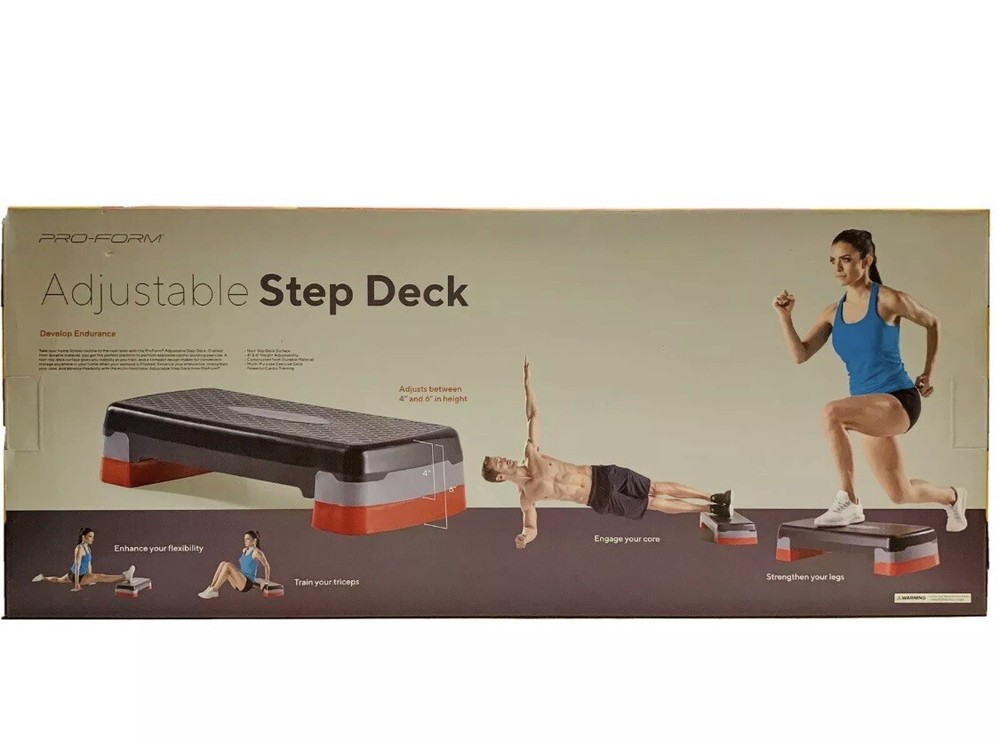 PRO-FORM Adjustable Step Deck 4” and 6” 🔥 New