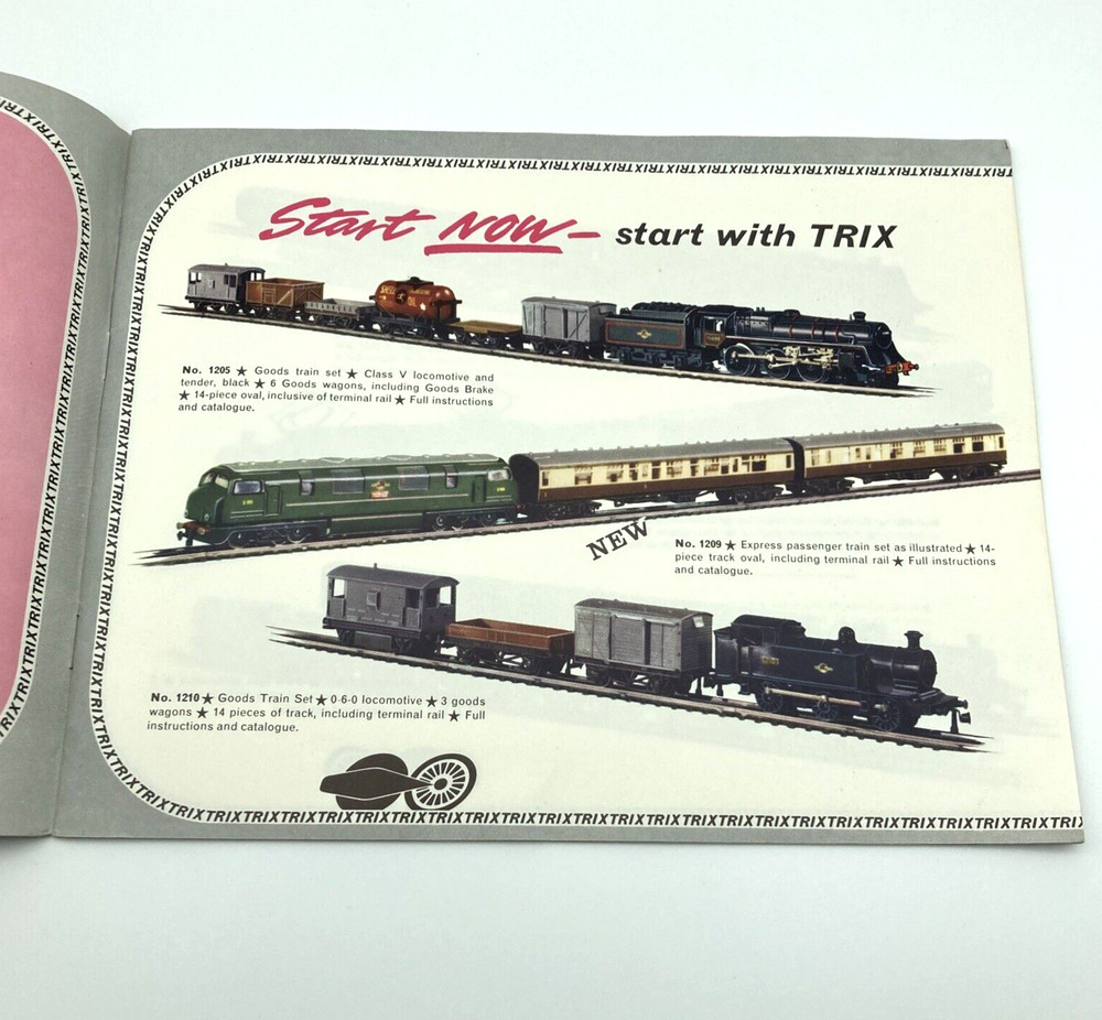 Trix Model Train Railroad Catalog 1960's Includes Pricelist