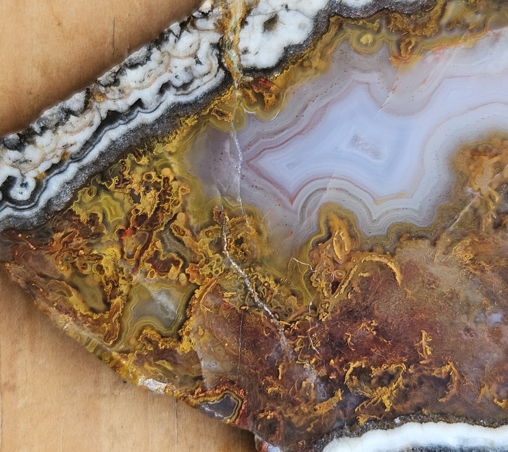 Agate Slab Locality Unknown 118 Grams