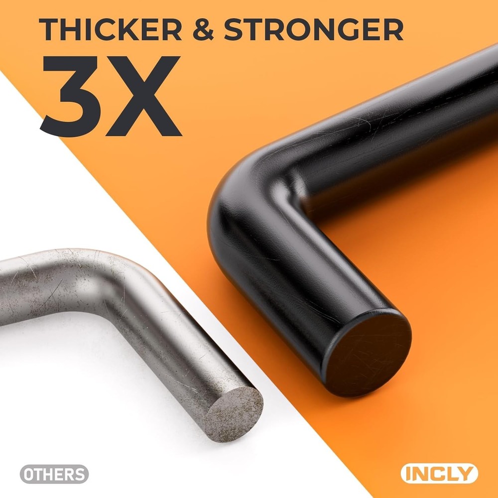 Rust-Resistant 36 Pack Pegboard Hooks - 4 & 6 Inch for Ultimate Organization