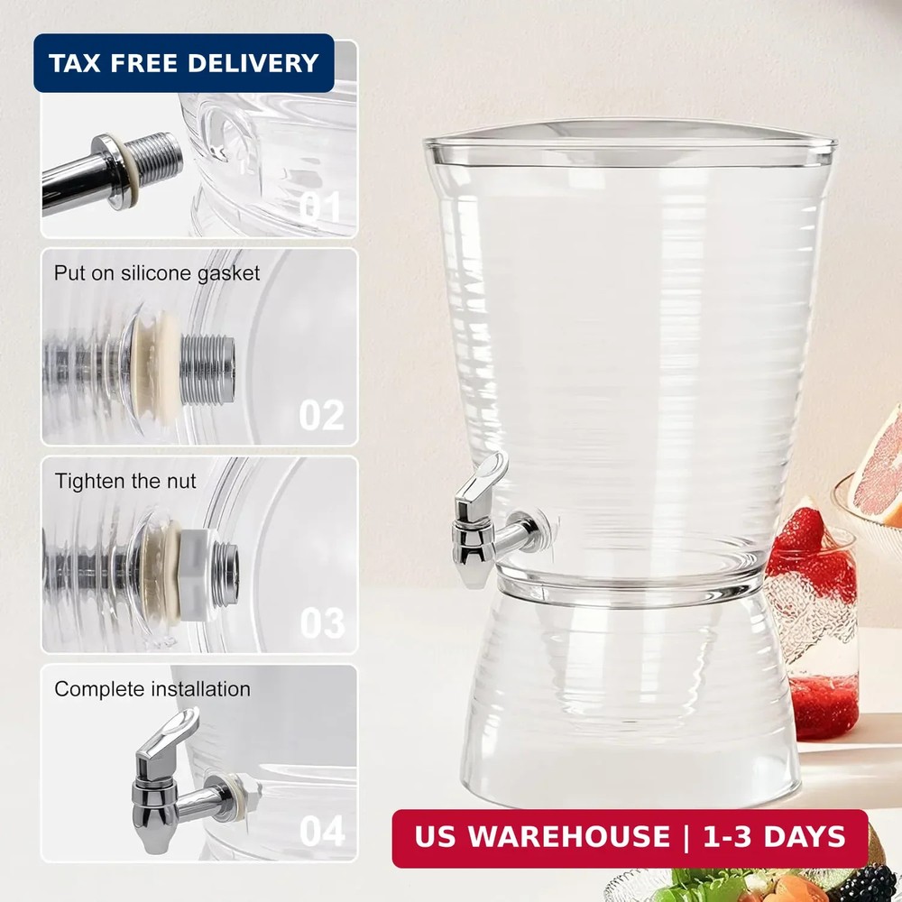 CreativeWare Replacement Spigot Compatible with Bark Beverage Dispenser 2.5 Gall