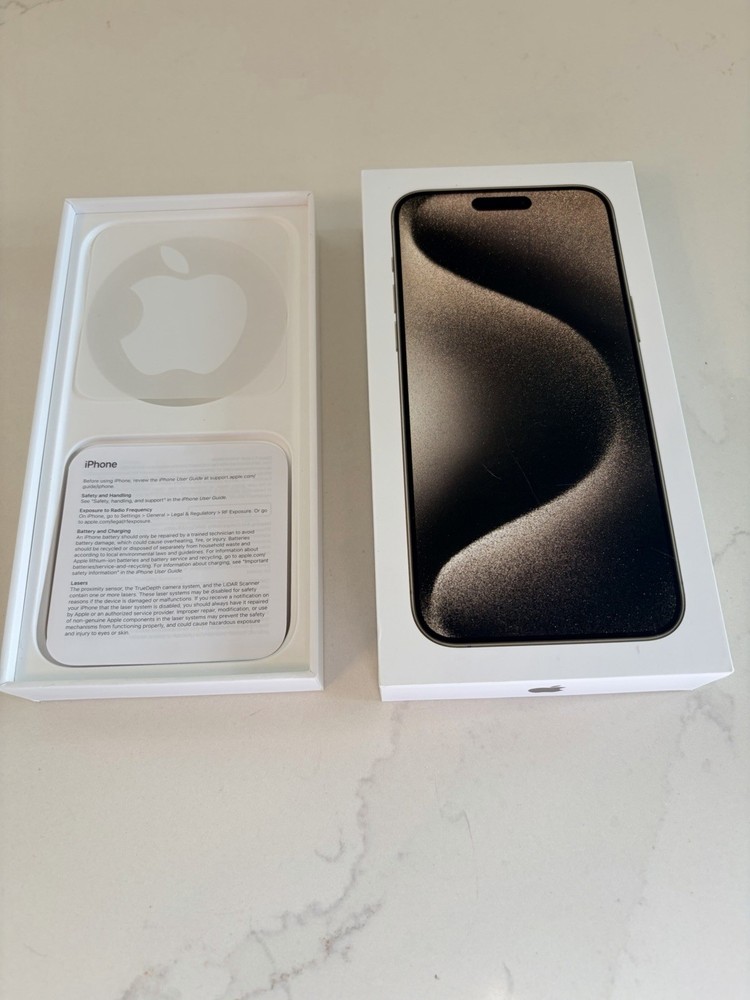 Apple iPhone Pro Max 256gb Titanium EMPTY BOX