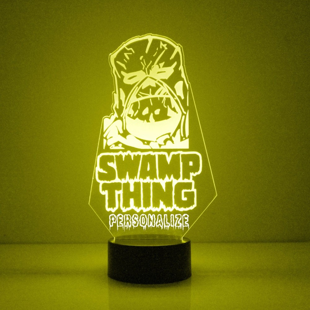 Swamp Thing, LED Night Light, with Remote Control, Engraved Light Up,