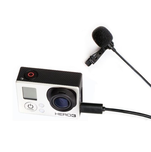 Wire Microphone Clip for GoPro HERO 3 / 3+ / 4