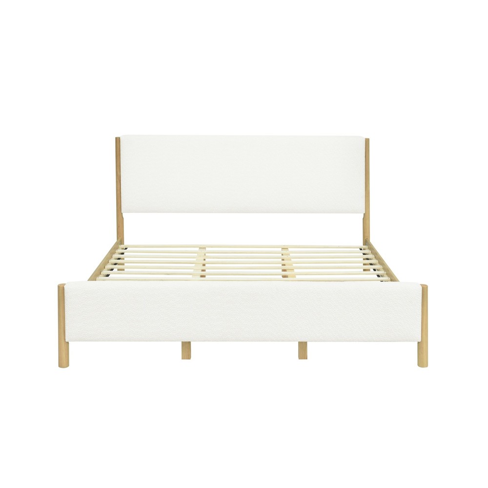 Christopher Knight Home - Elias Modern Boucle Upholstered Bed with...
