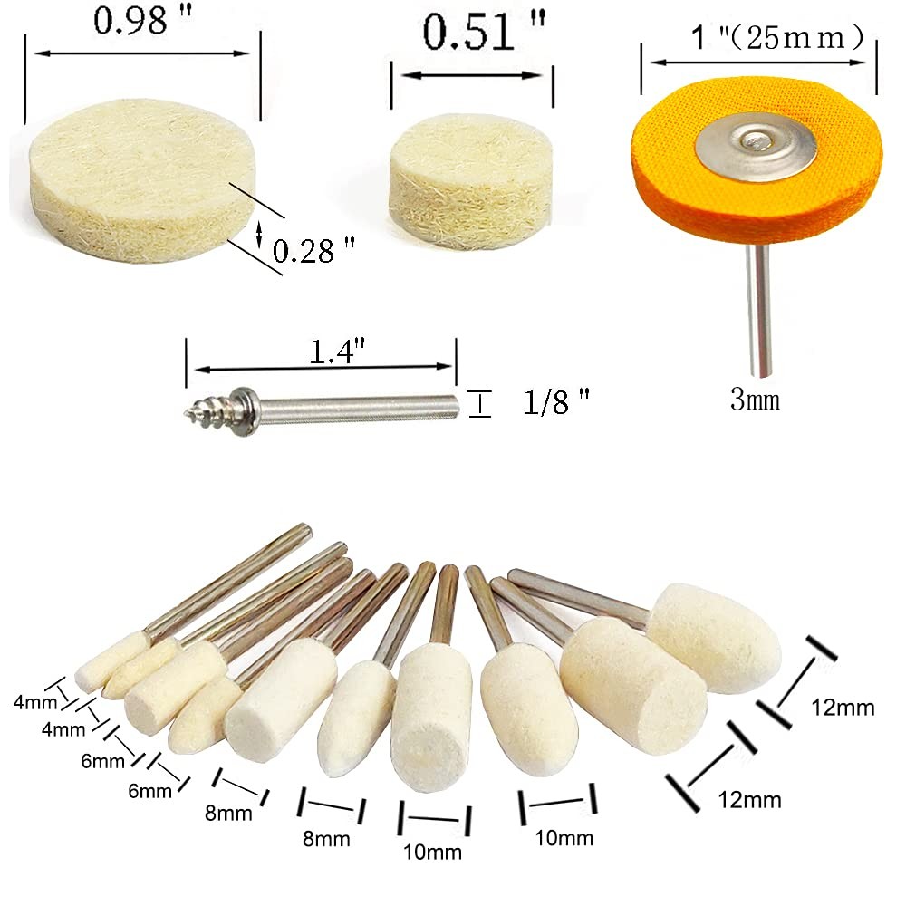 Polishing Wheel Kit 78pcs Rotary Tool Accessories
