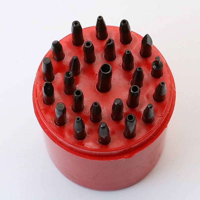 Assorted 25 Sizes Tips Set Punches Staking Watch Repair Punching Tool Set B