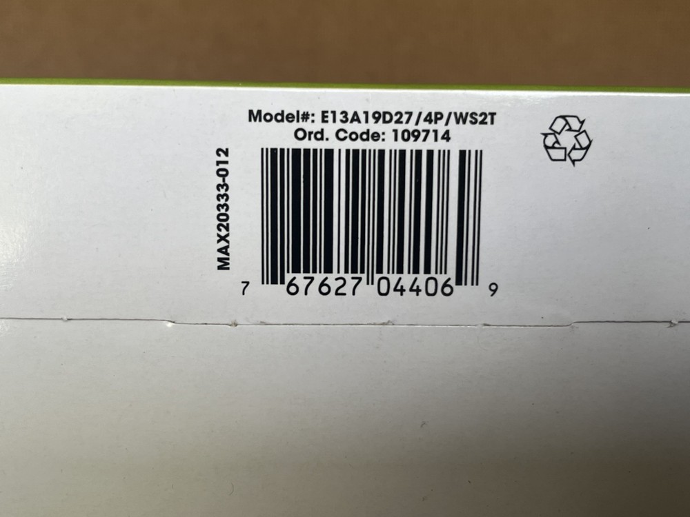 4 Pack Maxlite 13W LED Bulb = 100 watt replace A19 Soft White 2700K LED Light