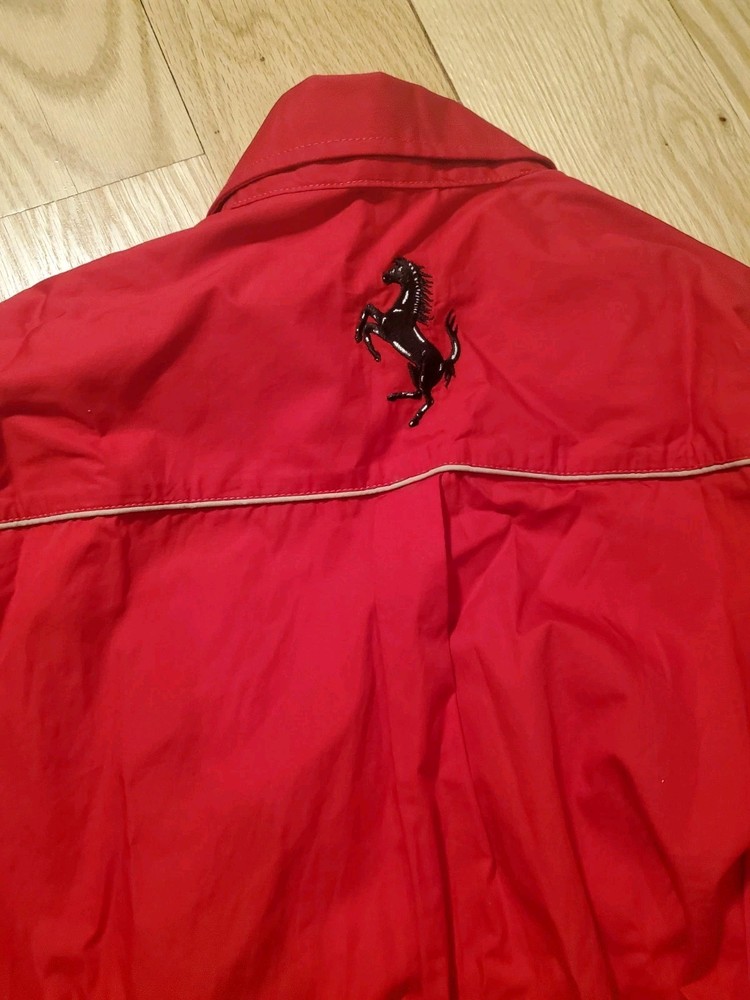 Ferrari Servizio Service Embroidered Work Shirt