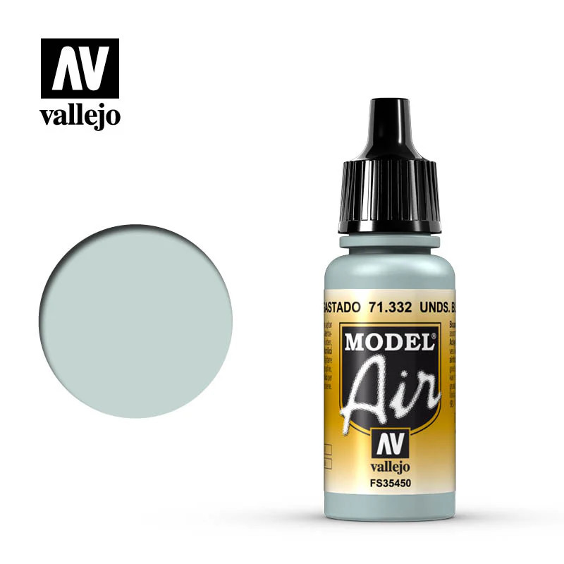 Vallejo Model Air 71.332 Unders Blue Faded 17ml